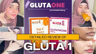 Gluta 1 Review Best Glutathione amp Vitamin C Supplements  Skin Brightening Serum [upl. by Zeeba]