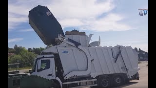 SWEDEN  HOW THE RECYCLING BOXES and DEPOTS ARE EMPTIED [upl. by Enirbas]