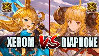 GBVSR 🔥 Xerom Charlotta vs Diaphone Anila 🔥 High Level Gameplay [upl. by Philina]