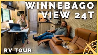 🚐💨 Living in the Worlds FIRST Winnebago View 24T  Full RV Tour  Newstate Nomads [upl. by Novad701]