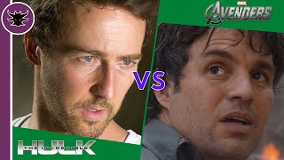 NORTON vs RUFFALO  Hulk Character Analysis [upl. by Imoin]