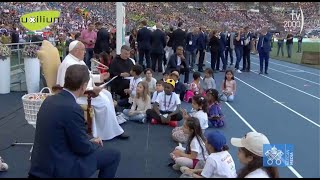 Stadio Olimpico le emozioni della Giornata Mondiale dei Bambini [upl. by Marozas]