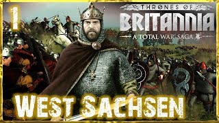 Lets play Total War Saga  Thrones of Britannia WestSachsen German  HD  Sehr Schwer 1 [upl. by Ybroc198]