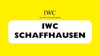 How to Pronounce IWC Schaffhausen Correctly [upl. by Beck]