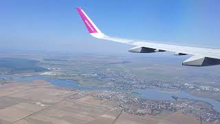 Wizzair A321neo landing at Bucharest [upl. by Torrie]