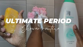 Ultimate period shower routine BEST feminine hygiene routine ❣️ [upl. by Caddaric]