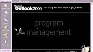 Outlook 2000 Easter Egg  Catch the Mail [upl. by Anesor764]