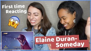 Elaine Duran  Someday REACTION [upl. by Lello]