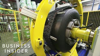 How Old Tires Are Retreaded So They Can Be Used Again [upl. by Relyhs]