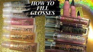 HOW TO PROPERLY FILL LIPGLOSS TUBES STEP BY STEP [upl. by Eelesor]