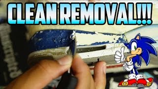 HOW TO REMOVE PAINT ON JORDANS NO NAIL POLISH REMOVERACETONE [upl. by Yate]