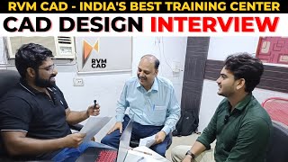 Design Engineer Inteview Questions  RVM CAD  Indias Best Skill Development Centre with 100 Jobs [upl. by Asirrak]