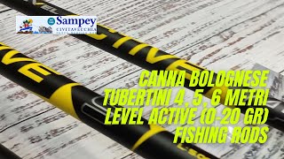 Canna Bolognese Tubertini 4 5 6 Metri Level Active 020 gr Fishing Rods [upl. by Gnouh685]