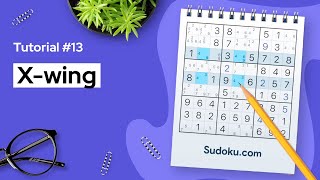 Хwing  an Advanced Sudoku technique [upl. by Ennoid]