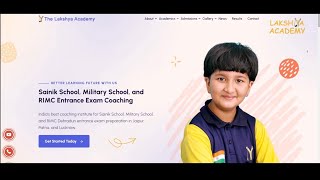 LAKSHYA ACADEMY Scholarship Test  Sainik School Scholarship Test  Military School Scholarship Test [upl. by Giverin]