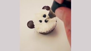 Sevimli Ayı Cupcake  Dankekli Tarifler [upl. by Joub]