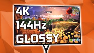 Finally  4K 144Hz Glossy HDR Gaming Monitor Review [upl. by Joshi949]