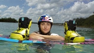 The girl who walks on water  Pro Wakeboarder Larisa Morales [upl. by Aduhey992]