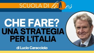 Che fare Una strategia per lItalia  La lezione di Lucio Caracciolo per la Scuola di Limes [upl. by Ydolem]