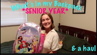 Whats in my Backpack Senior Year [upl. by Shaia]