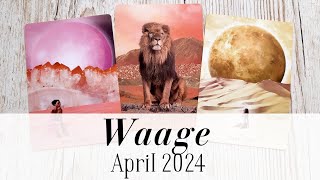 ♎WAAGE  April 2024 • Emotionale Heilung amp Loslassen Neubeginn in Sicht🙏Tarot [upl. by Dituri38]