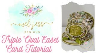 Triple Easel Card Tutorial [upl. by Ardnwahs]