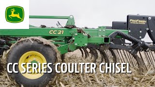 Productive Primary Tillage  The John Deere CC Series Coulter Chisels [upl. by Linnie]