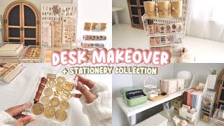 ORGANIZE WITH ME 🥨 pinterestinspired desk makeover • 2024 ikea and muji haul [upl. by Scibert]