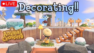 Decorating my Island  Animal Crossing New Horizons [upl. by Frodi]