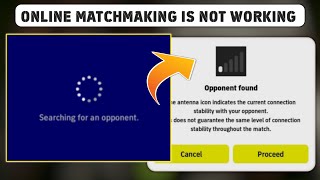 How solve online matchmaking Network problems  without Restrictions or banned  efootball2023 [upl. by Yelnikcm]