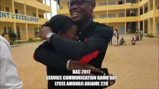 LE SON DE MC ONE AU RÉSULTAT DU BAC 2017 AU LYCÉE MODERNE DJEDJI AMONDJI PIERRE ADJAME 220 LOTGS [upl. by Budge8]