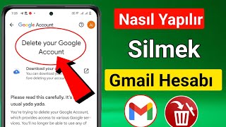 Gmail Hesabı nasıl silinir  Google Hesabı nasıl silinir [upl. by Bala802]