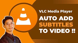 Permanently Add Subtitles To a Video using VLC Media Player [upl. by Gresham]