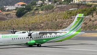 Trip Report Binter Canárias ATR72 500 Madeira FNC to Gran Canaria LPA [upl. by Ggerk777]