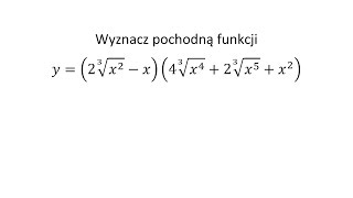 Pochodna funkcji jednej zmiennej cz20 Krysicki Włodarski przykład 659 [upl. by Horatio]