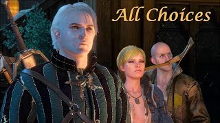 Reason of State  All Choices  WItcher 3  New Game  Part 106 [upl. by Aennil]