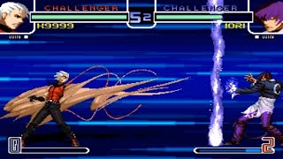 TAS K9999 VS Iori Orochi KoF 2002 PS2 Hack Rom [upl. by Pasco]