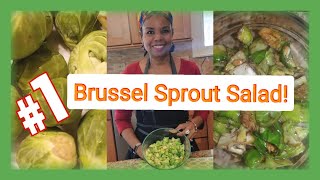 How To Make the best Brussel Sprout Salad [upl. by Leilamag]