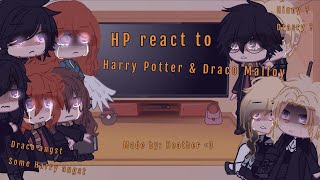 GUYS STOP WATCHING THIS 😔🙏 HP react to Harry Potter amp Draco Malfoy  Angst  Read Desc  Drarry 🖤 [upl. by Cheslie]