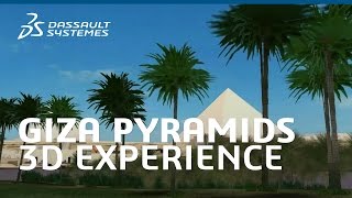 Giza Pyramids 3DEXPERIENCE  Dassault Systèmes [upl. by Truscott]