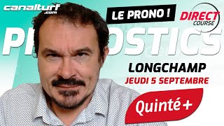 Pronostic Quinté et des courses PMU du Jeudi 5 septembre 2024  En partenariat avec GenybetTurf [upl. by Eneluqcaj]