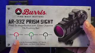 Burris AR332 3x Prism Sight Review [upl. by Loziram]