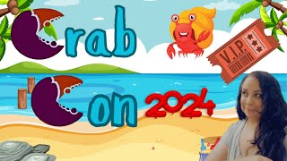 Crab Con 2024 SWAG UNBOXING A MUST SEE [upl. by Martino]