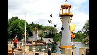 EXPLOSIVE action at the Skeleton Bay PIRATE show  LEGOLAND Windsor legolandwindsor pirateshow [upl. by Isleen]