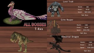 Defeating all bosses of Dragon sim [upl. by Lim]