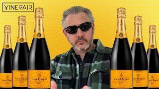 Is Veuve Clicquot Champagne WORTH It  Sommelier Tastes Americas Most Popular Champagne [upl. by Zetneuq]