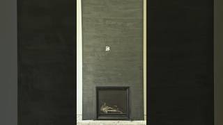 Black Metal Venetian Plaster Fireplace 🔥 venetianplaster fireplace venetian plastering r [upl. by Clarabelle]