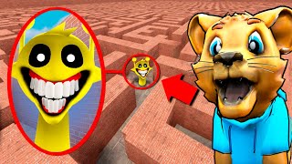 Can HORROR SPRUNKI find me in a MAZE Gmod Sandbox [upl. by Eekcaj]