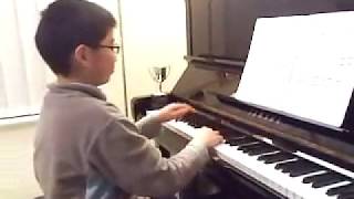 Adorable 9 Year Old Child Piano Prodigy plays 1000 keys a minute [upl. by Tierell]