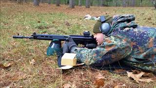 Dsa Vs Malaysian 308 Ammo Accuracy Test on Fal and PTR 91 [upl. by Photima660]